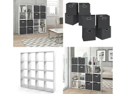 Separador de ambientes blanco 138.5x29x142.5 karree