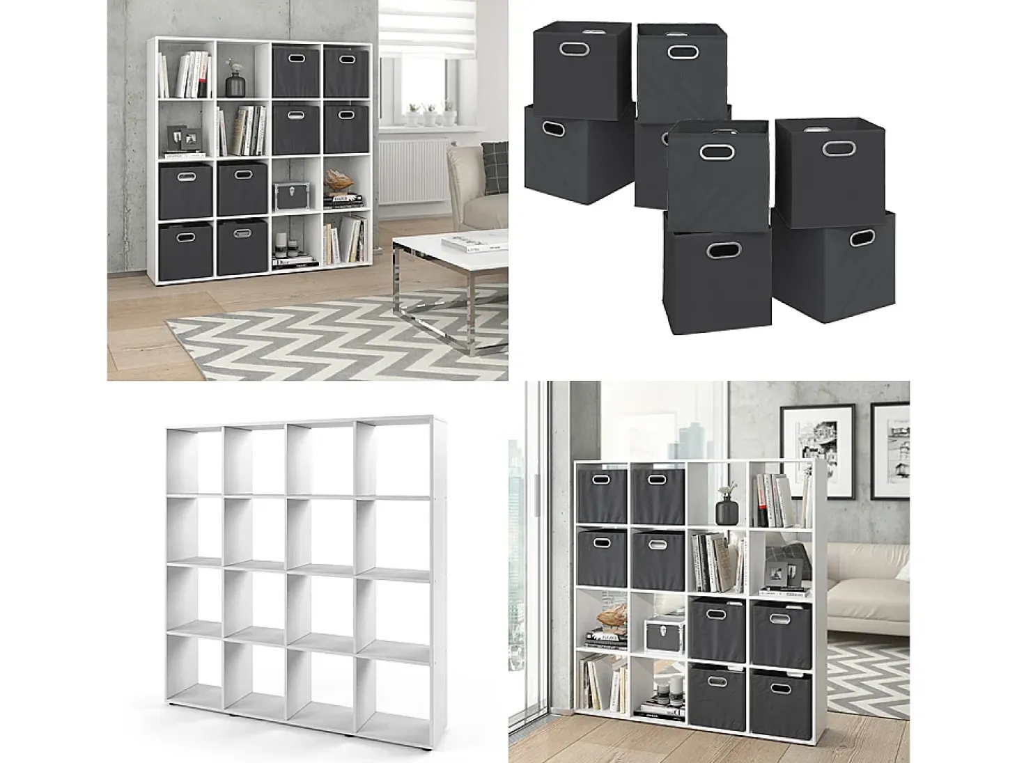 Separador de ambientes blanco 138.5x29x142.5 karree