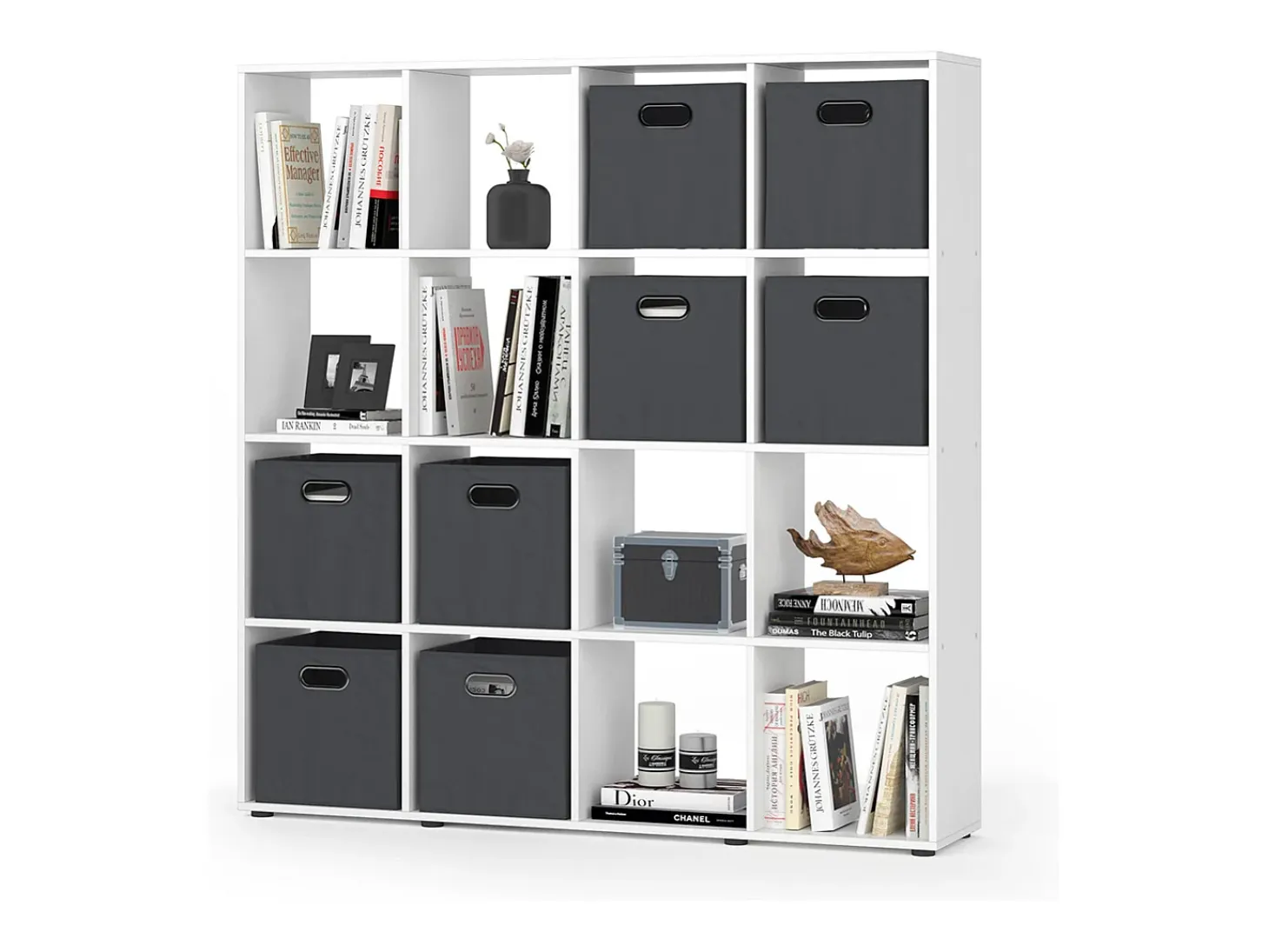 Separador de ambientes blanco 138.5x29x142.5 karree
