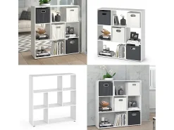 Separador de ambientes blanco 107.2x29x107.8 nove