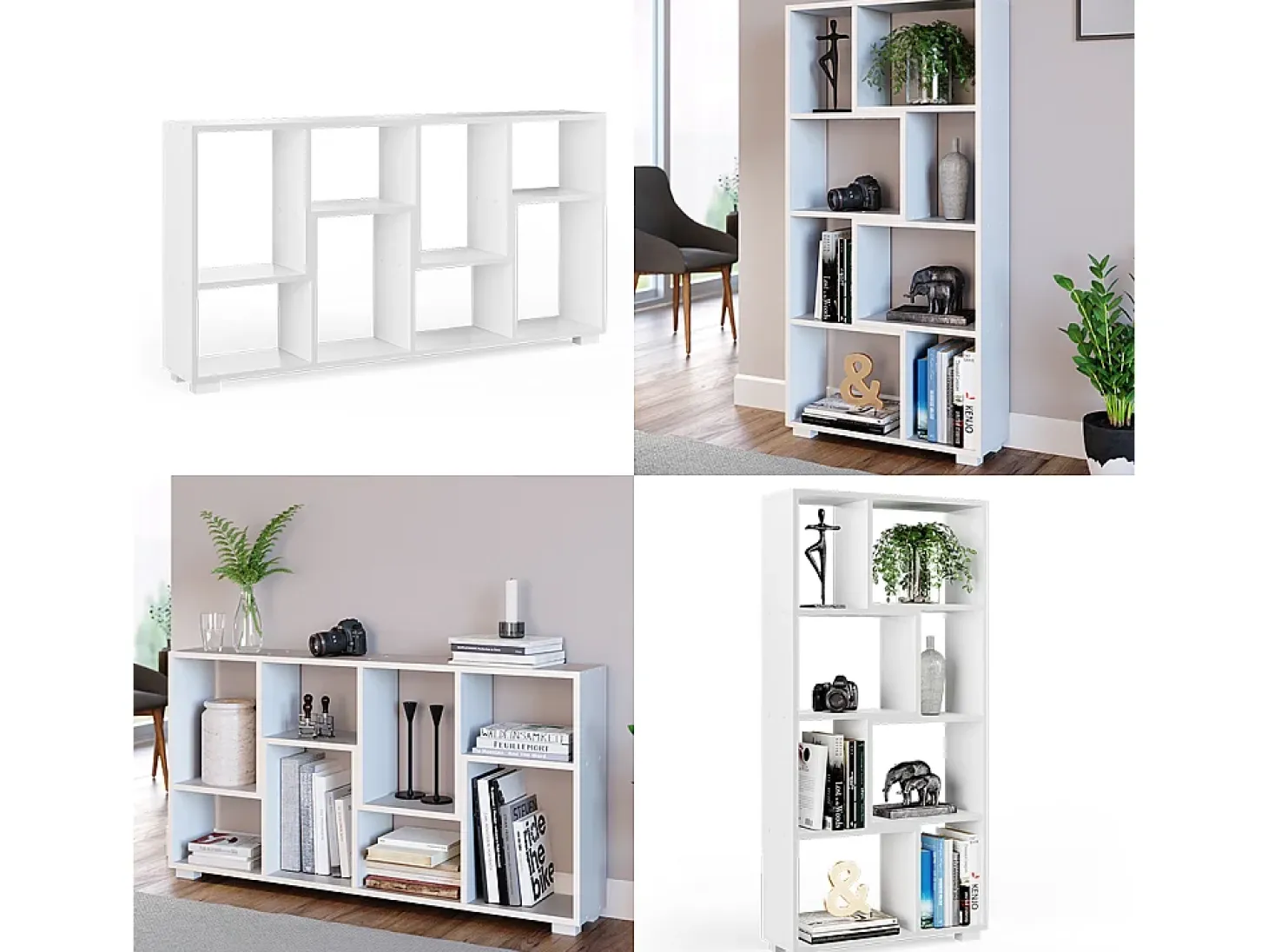 Separador de ambientes blanco 60.2x20.1x120 domus