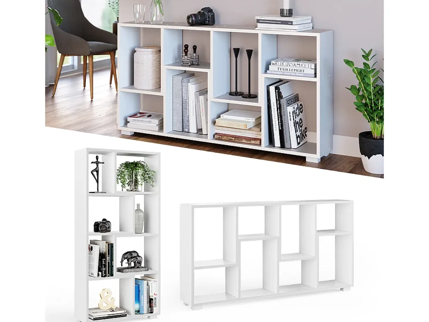 Separador de ambientes blanco 60.2x20.1x120 domus