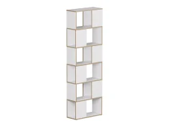 Separador de ambientes blanco/roble 60x24x186 eneos
