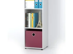 Separador de ambientes blanco 142.5x33x36.2 ludus