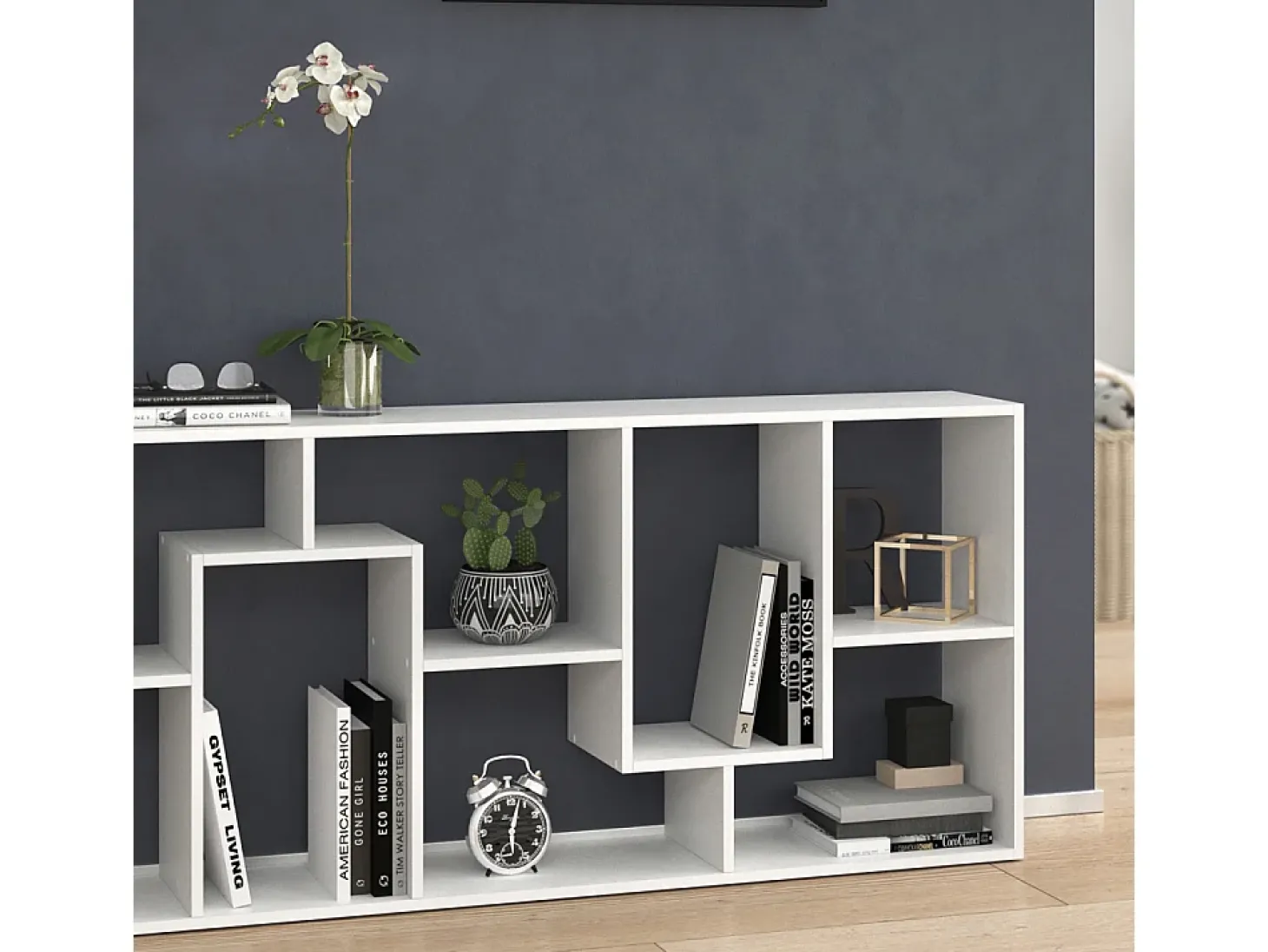 Separador de ambientes blanco 160.6x25x67.2 noa