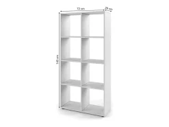 Separador de ambientes blanco 143x29x72 scutum
