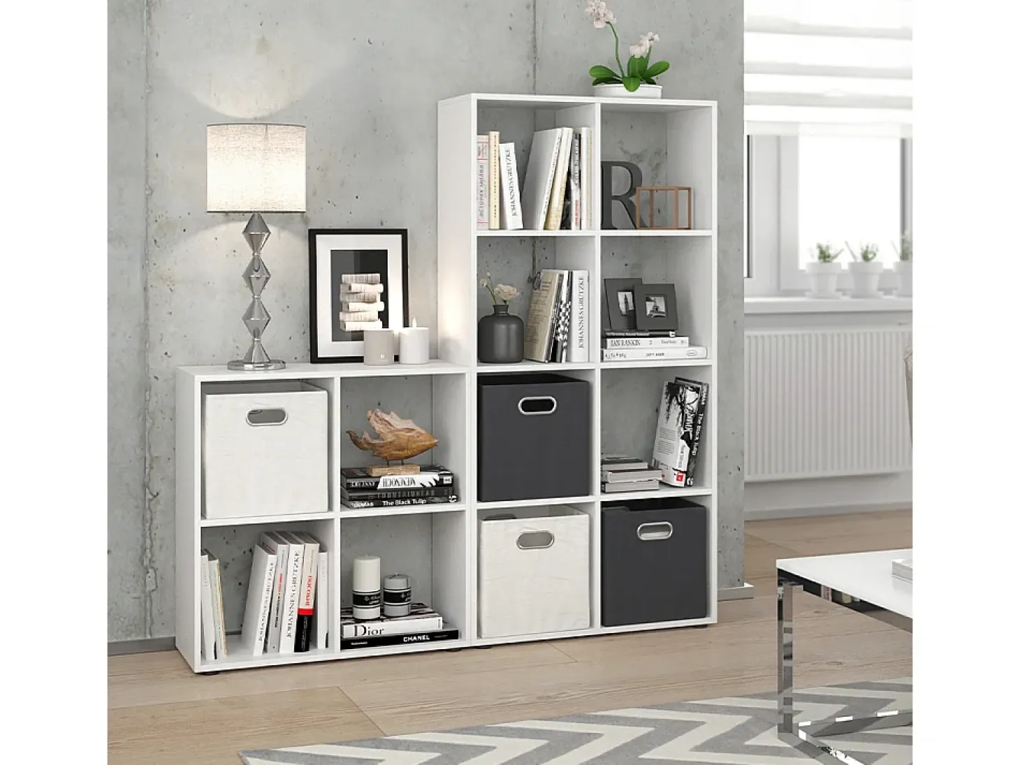 Separador de ambientes blanco 143x29x72 scutum