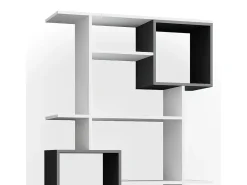 Separador de ambientes blanco/antracita 92x29x187.7 cube