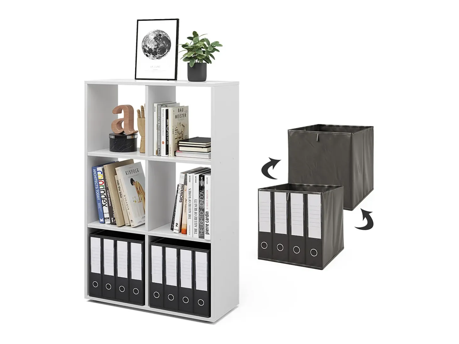Separador de ambientes blanco 72x29x107.8