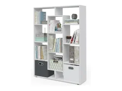 Separador de ambientes blanco 107.2x29x143