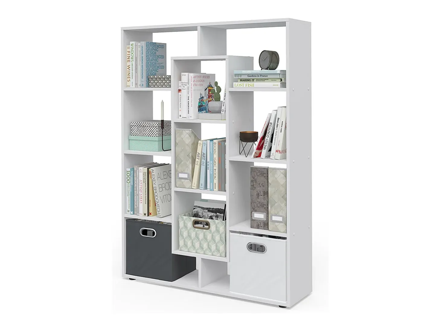 Separador de ambientes blanco 107.2x29x143