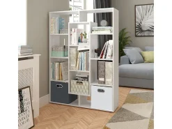 Separador de ambientes blanco 107.2x29x143