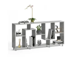 Separador de ambientes gris 160.6x25x67.2 noa