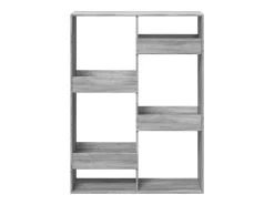 Separador de ambientes madera gris Sonoma 100x33x135 cm
