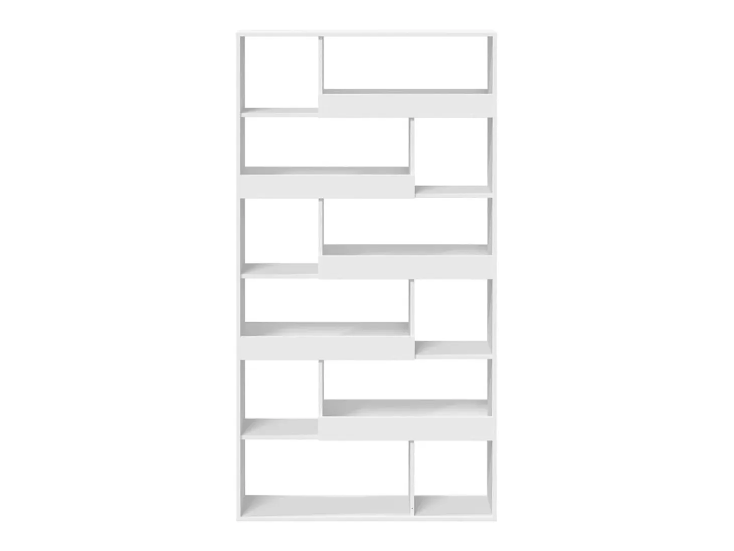 Separador de ambientes madera ingeniería blanco 100x33x187,5 cm