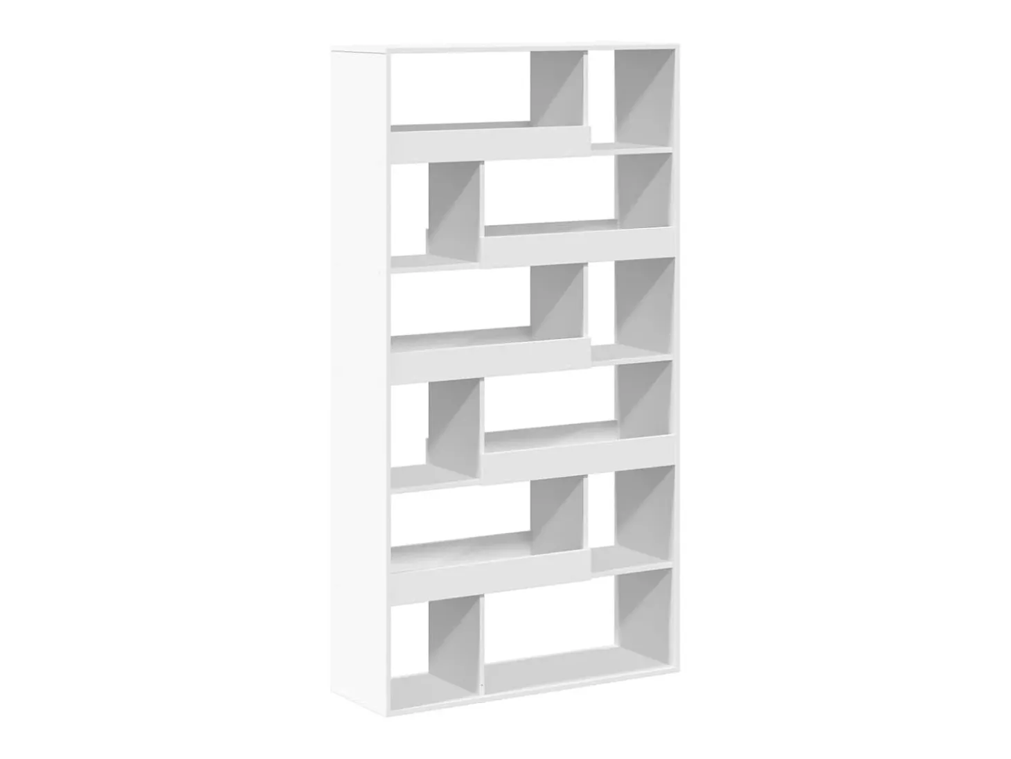 Separador de ambientes madera ingeniería blanco 100x33x187,5 cm