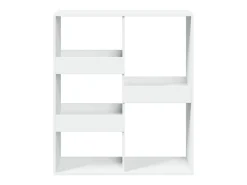 Separador de ambientes madera ingeniería blanco 100x33x115 cm