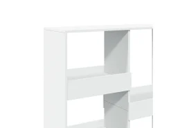 Separador de ambientes madera ingeniería blanco 100x33x115 cm