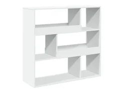 Separador de ambientes madera ingeniería blanco 100x33x94,5 cm