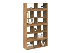 Separador de ambientes madera roble artisian 100x33x187,5 cm