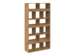 Separador de ambientes madera roble artisian 100x33x187,5 cm