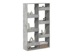 Separador de ambientes madera gris hormigón 100x33x175 cm