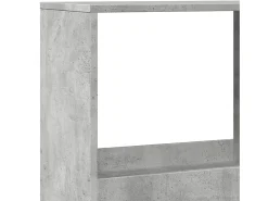 Separador de ambientes madera gris hormigón 100x33x175 cm
