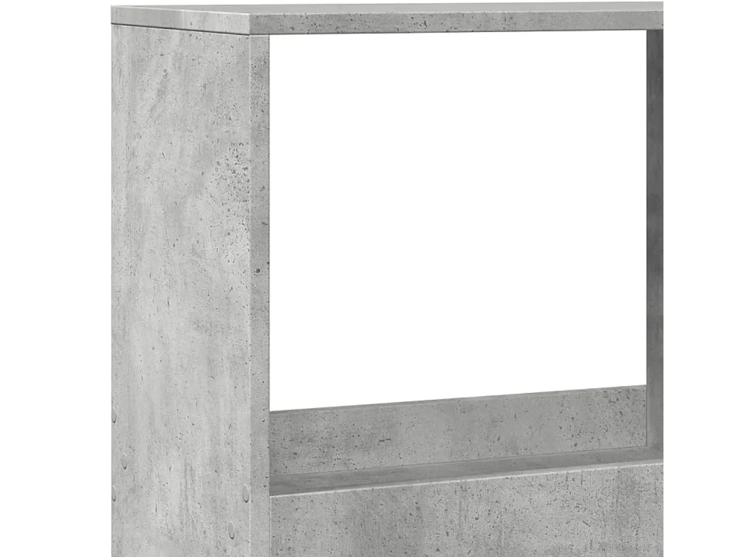 Separador de ambientes madera gris hormigón 100x33x175 cm