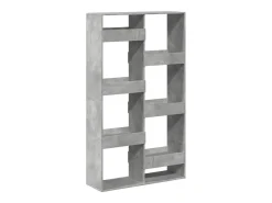 Separador de ambientes madera gris hormigón 100x33x175 cm