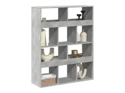 Separador de ambientes madera gris hormigón 100x33x125,5 cm
