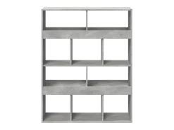 Separador de ambientes madera gris hormigón 100x33x125,5 cm