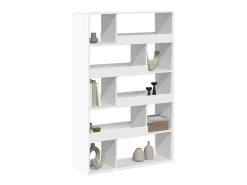 Separador de ambientes madera ingeniería blanco 100x33x156,5 cm