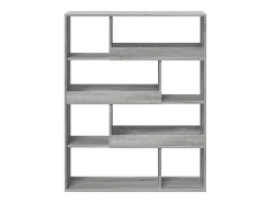 Separador de ambientes madera gris Sonoma 100x33x125,5 cm