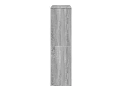 Separador de ambientes madera gris Sonoma 100x33x125,5 cm