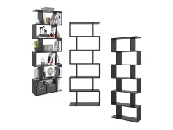 Separador de ambientes negro 70x23.8x192.2 levio