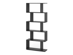 Separador de ambientes negro 70x23.8x164.1 levio
