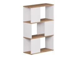 Separador de ambientes roble blanco/dorado 60x24x94 eneos