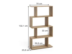 Separador de ambientes sonoma 70x23.8x132.1 levio