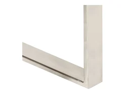 Set de 3 mesas apilables con borde natural madera maciza acacia