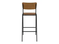Set de 2 sillas de bar de madera 75 cm - Clem