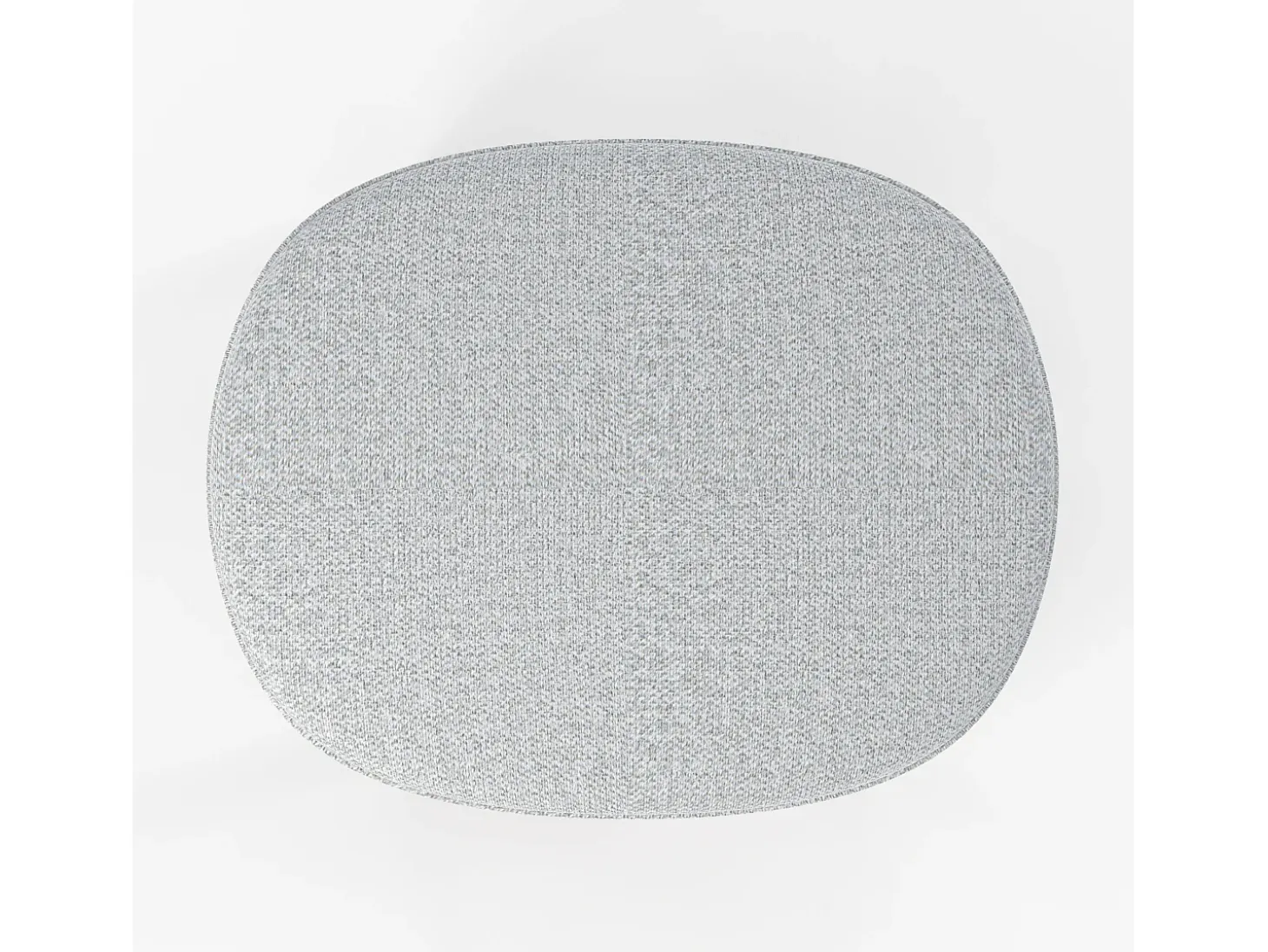 Set de 2 taburetes para isla central en madera y tela gris 65,5 cm - Jude