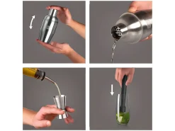 Set de cóctel de 3 piezas Vacuvin - Accesorios indispensables para amantes de los cócteles