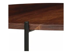Set de mesas de centro 2 piezas madera maciza sheesham 60x35 cm