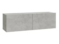 Set de muebles de TV 6 pzas madera contrachapada gris hormigón ES75049