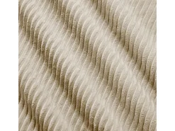 Set de Sofá Modular de Pana Acanalada: Pouf - 92.5x75x44cm - Beige
