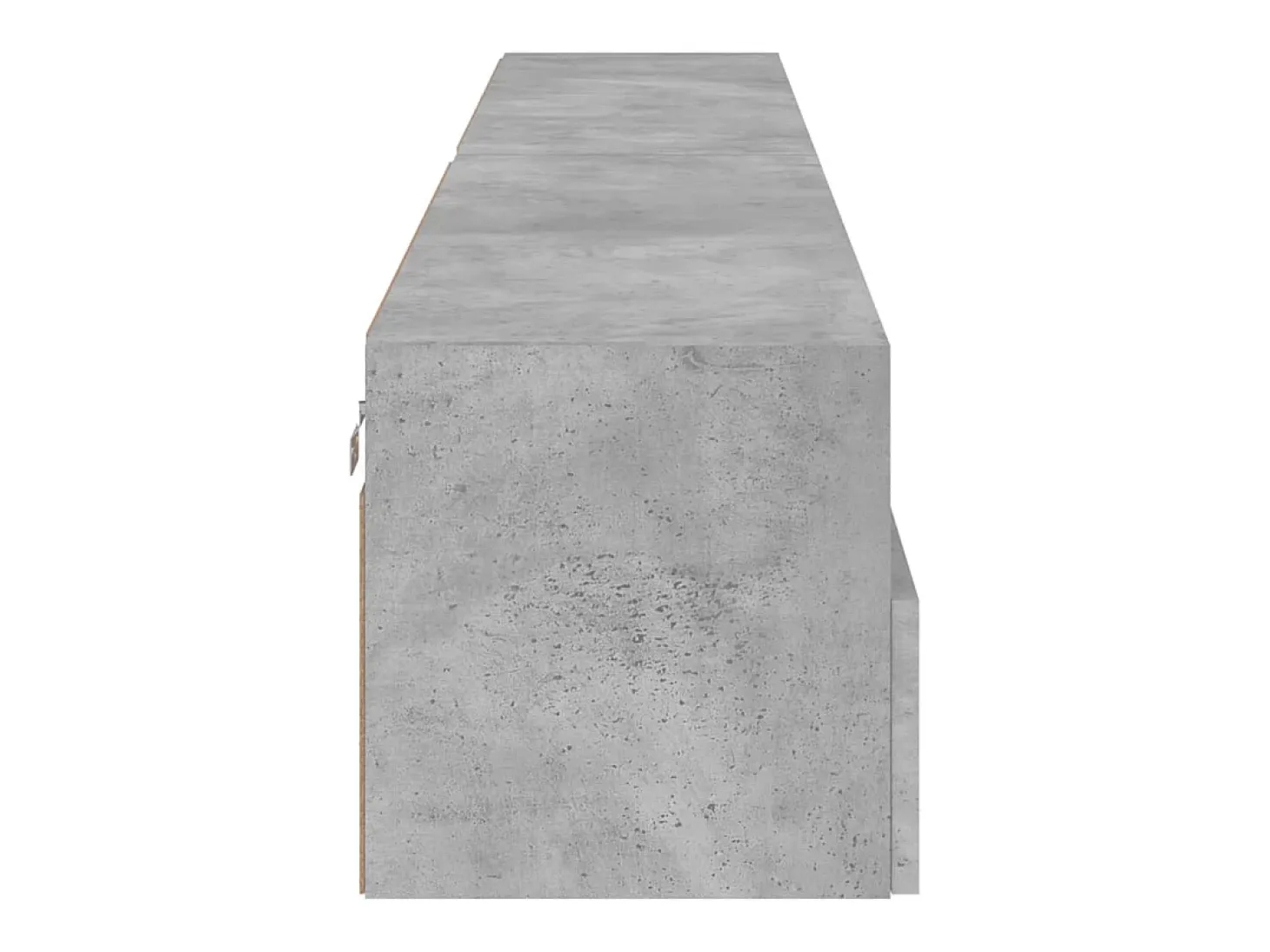 Sil Muebles de pared de TV 2 uds madera gris hormigón 100x30x30 cm