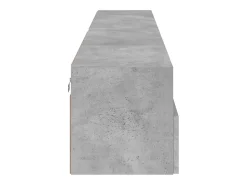 Sil Muebles de pared de TV 2 uds madera gris hormigón 100x30x30 cm