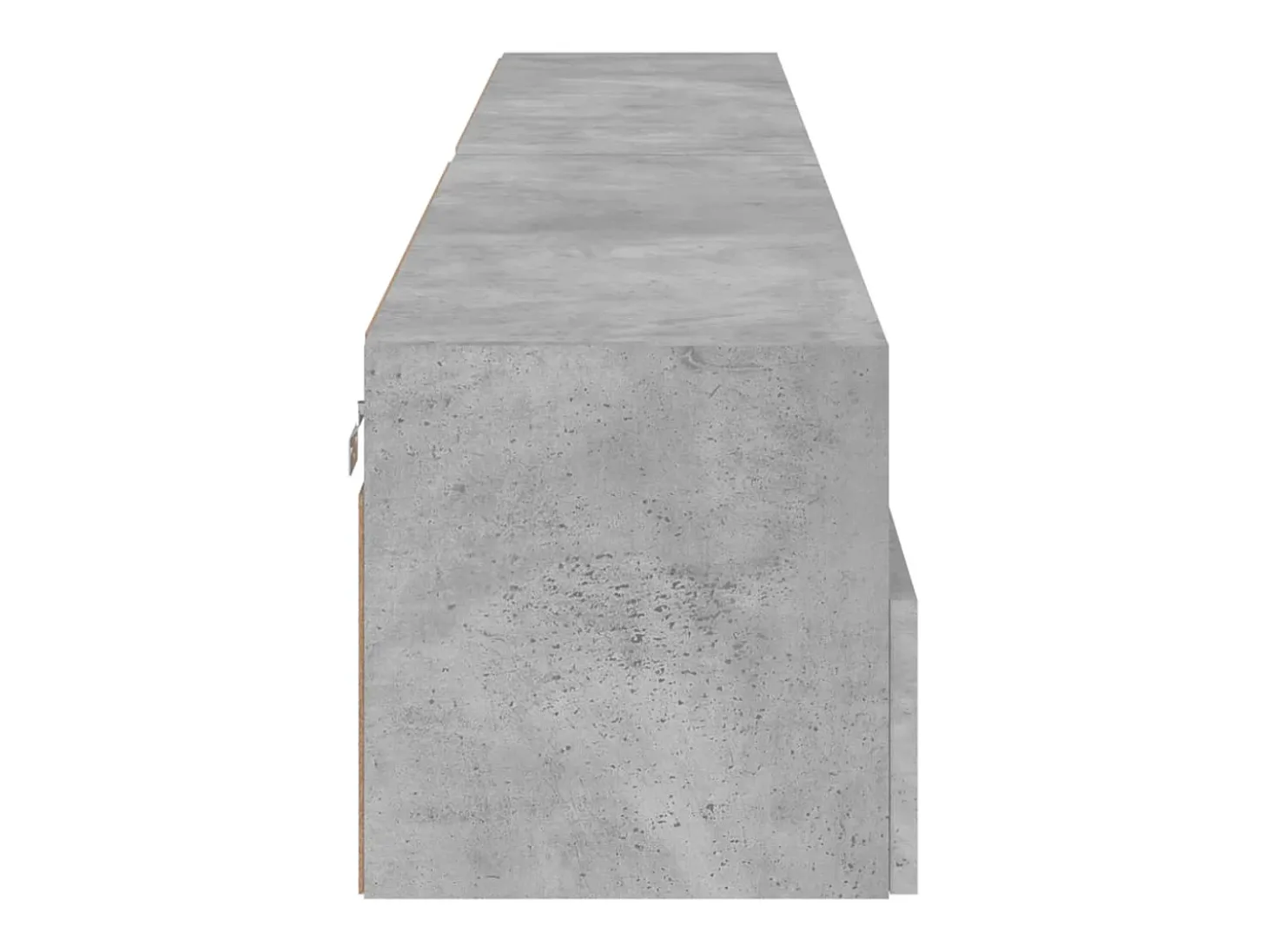 Sil Muebles de pared de TV 2 uds madera gris hormigón 100x30x30 cm