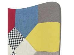 Silla de relajación de tela patchwork