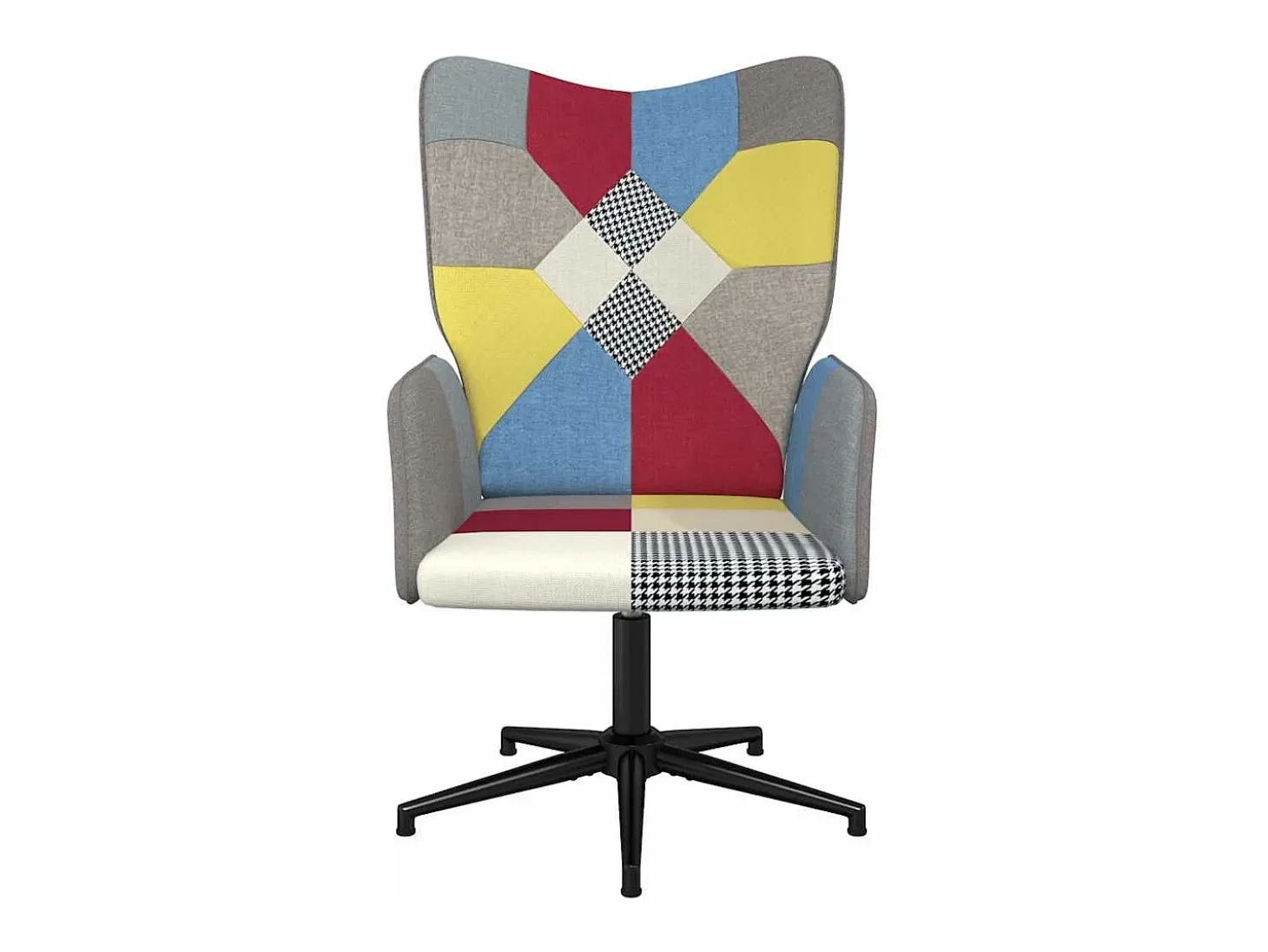 Silla de relajación de tela patchwork